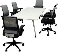 White Modern Conference Table